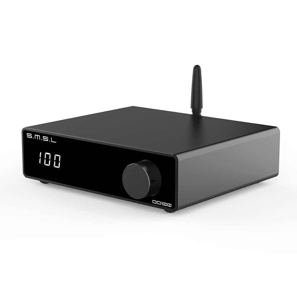 SMSL DO100 USB DAC ES9038Q2Mx2 OPA1612x4 Bluetooth5.0 DSD512 32bit/768kHz USB/BT/Opt/Coax Input RCA/XLR Output High Resolution Balanced Audio Decoder with Remote Control