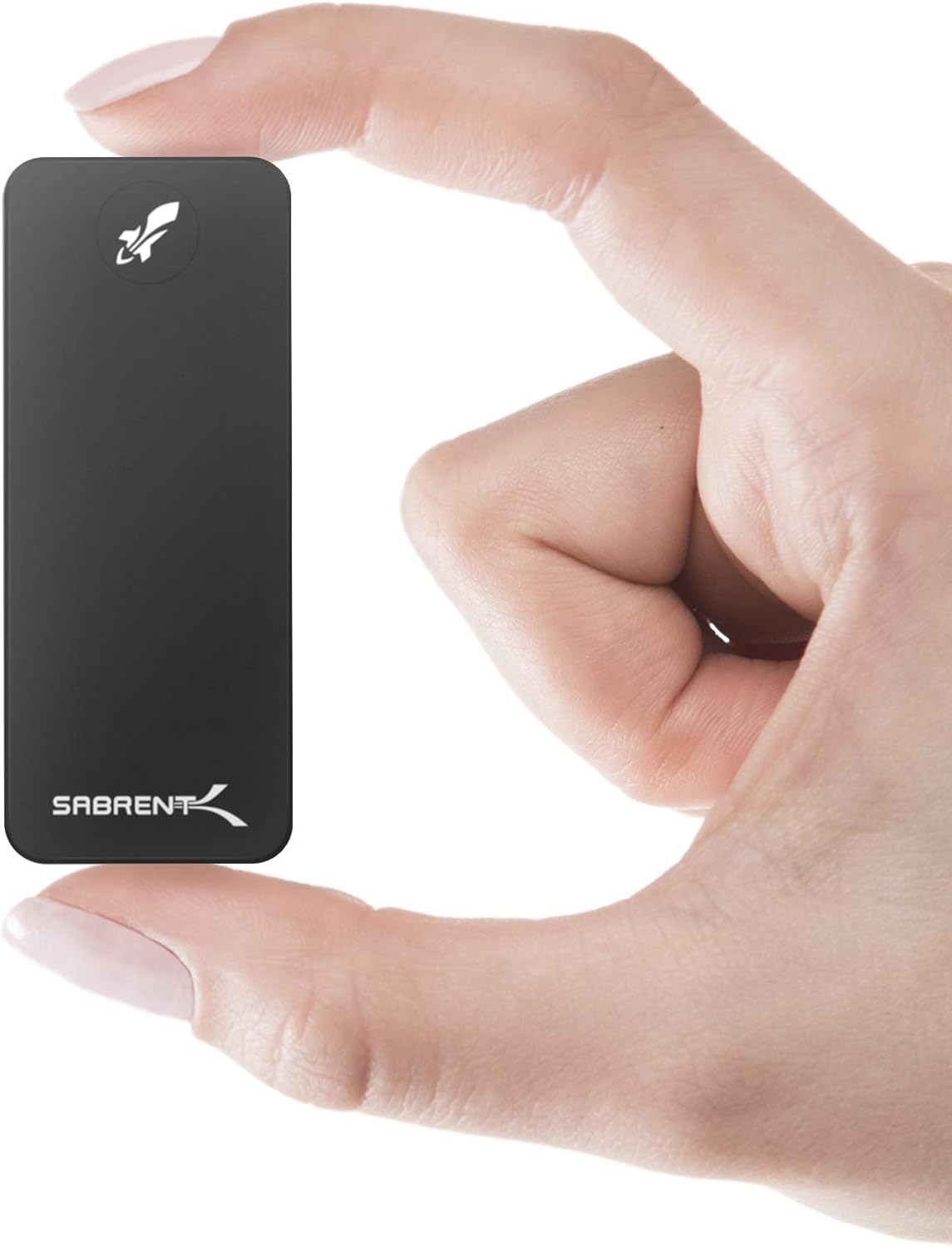 Sabrent Rocket Nano 2TB USB 3.2 10Gb/s External Aluminum SSD (Black) (SB-2TB-NANO-BLK)