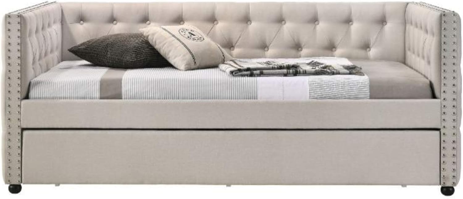 Acme Furniture Romona Daybed, Twin, Beige