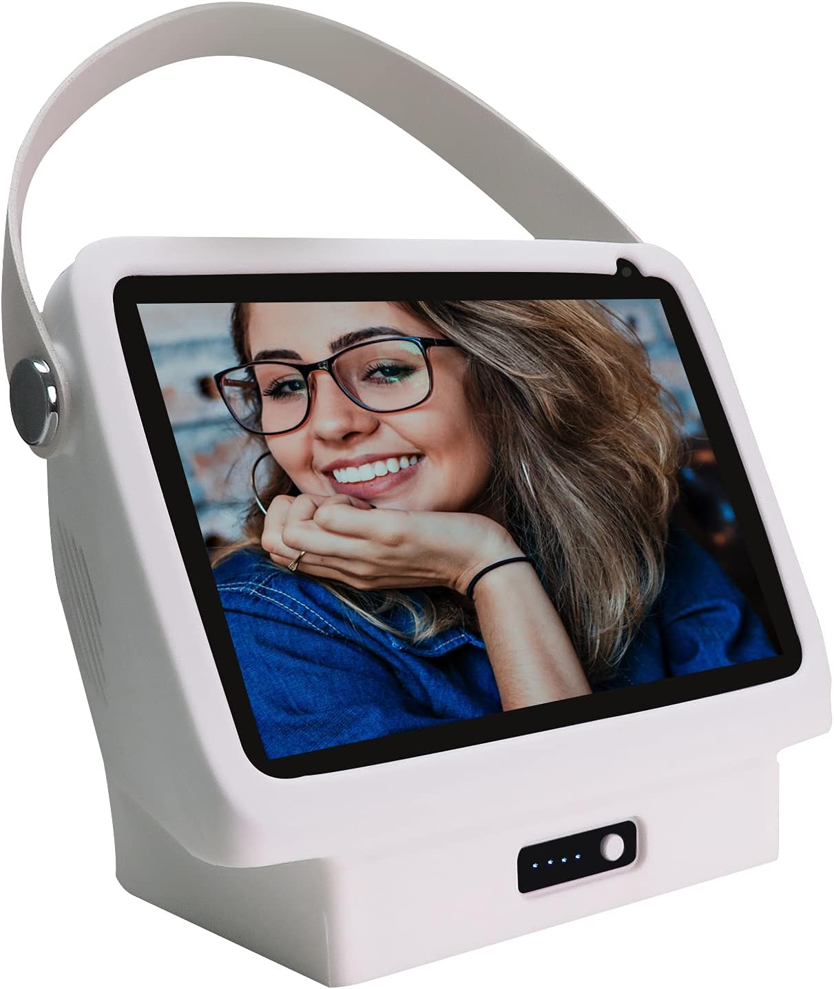 Blanou Battery Base for Show 8 1st Gen, Portable Show 8 1st Charger, 15600mAh, 9.5 Hours Work Time Protector with Handle，Black Pack of 2