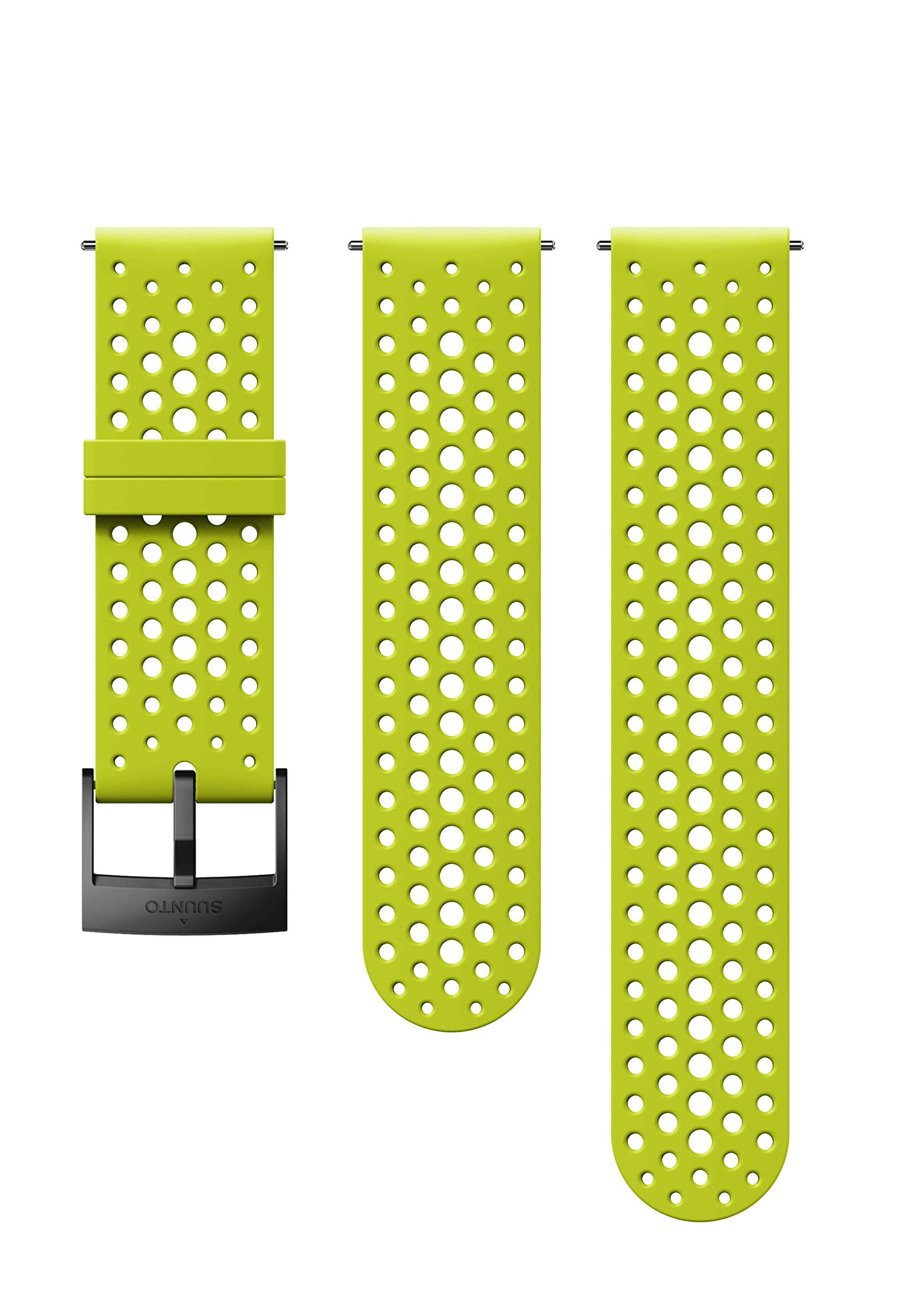 Suunto Athletic 1 24mm Silicone Strap, Lime/Black, S/M, SS050226000