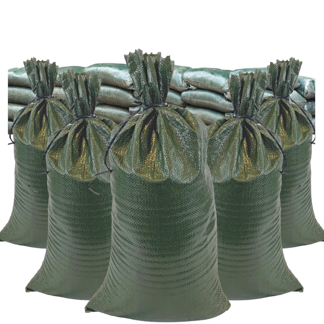 DURASACK Heavy Duty Sand Bags with Tie Strings (Bundle of 100) - 14