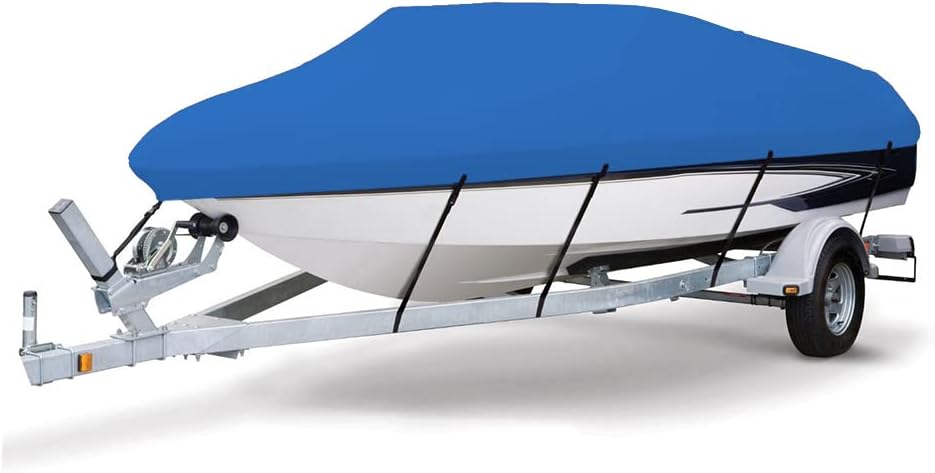 Seamander Boat Cover Tie Downs Tightening Straps (Pacific Blue, 14'-16'L Beam Width up to 68