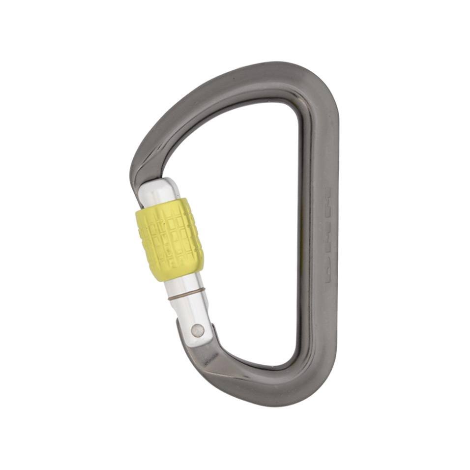 DMM Aero Screwgate 5 Pack - Titanium/Lime