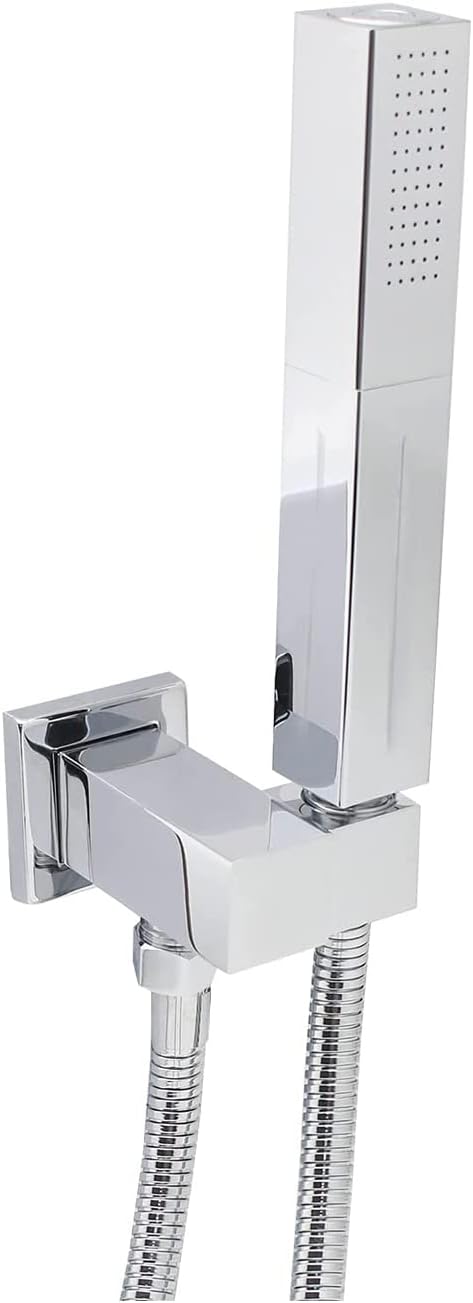 Drettyer Metal High Pressure Double Settings Handheld Shower Head with 59