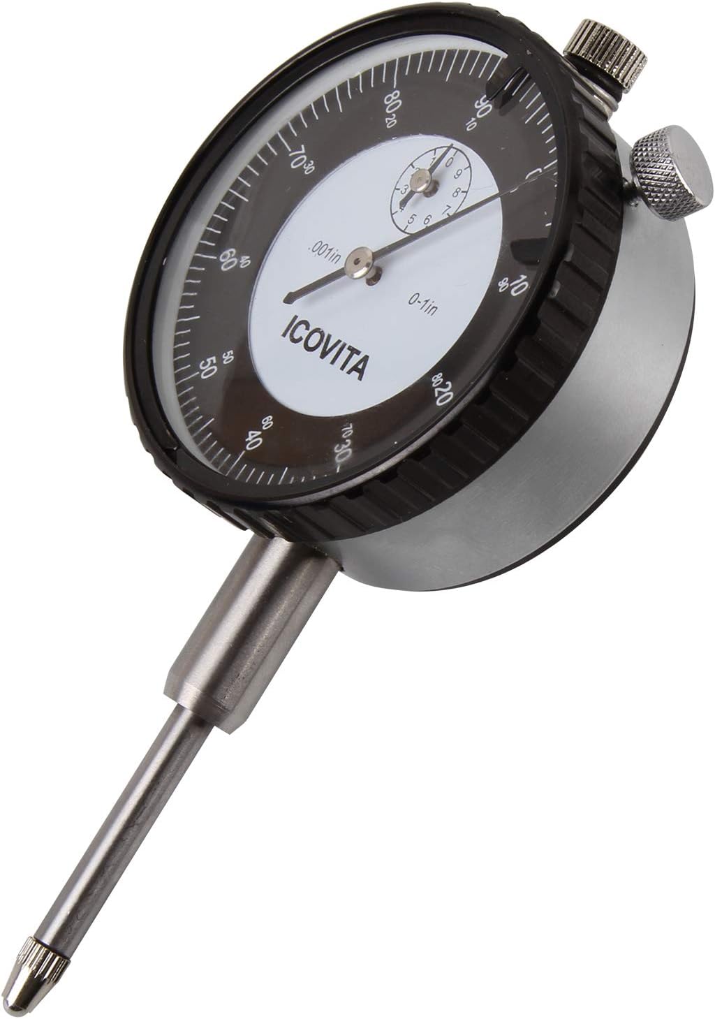 ICOVITA Dial Test Indicator Black Dial 0-100 Reading 0-1