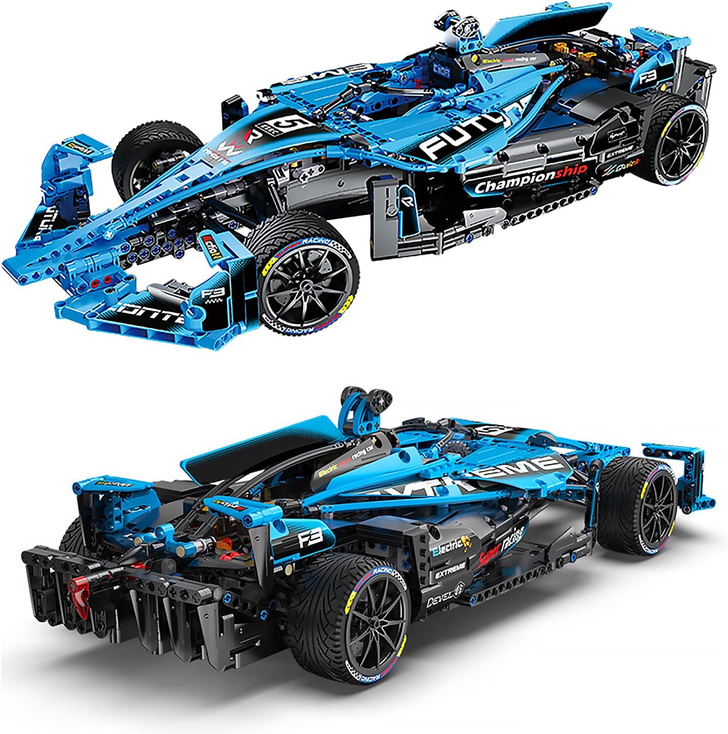 Formula 1 Racing Car Building Blocks Kit,MOC 1:8 Scale Model Car, Collectible Sports Car Toys,for 12+ Year Boys.Adult.New 2022(1667 Pieces)