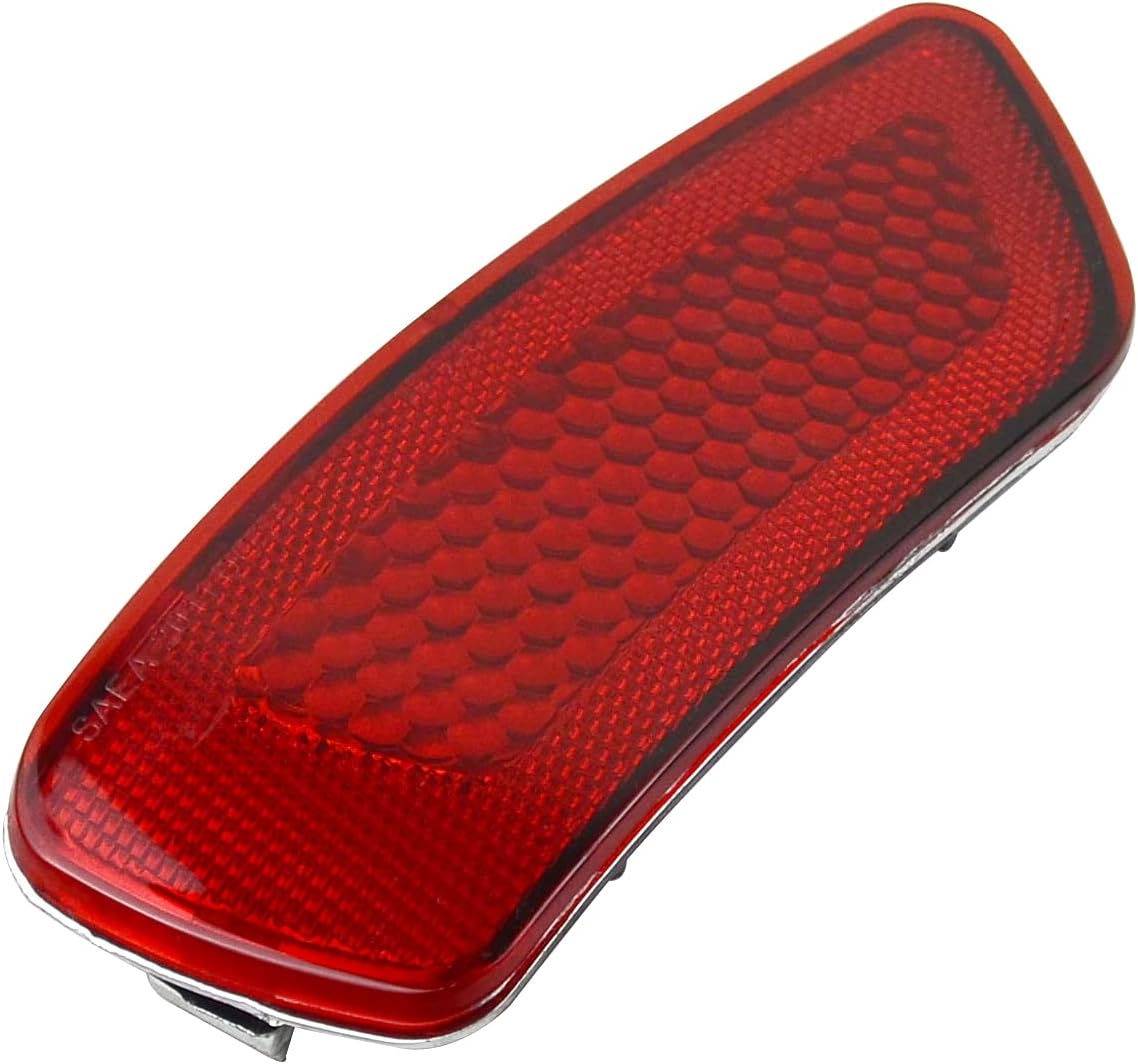 Huntike Rear Bumper Reflector Light Left Side (Red) - Part# 57010721AC CH1184100 - Compatible with Jeep Compass Grand Cherokee 2011-2017 Dodge Journey 2011-2018