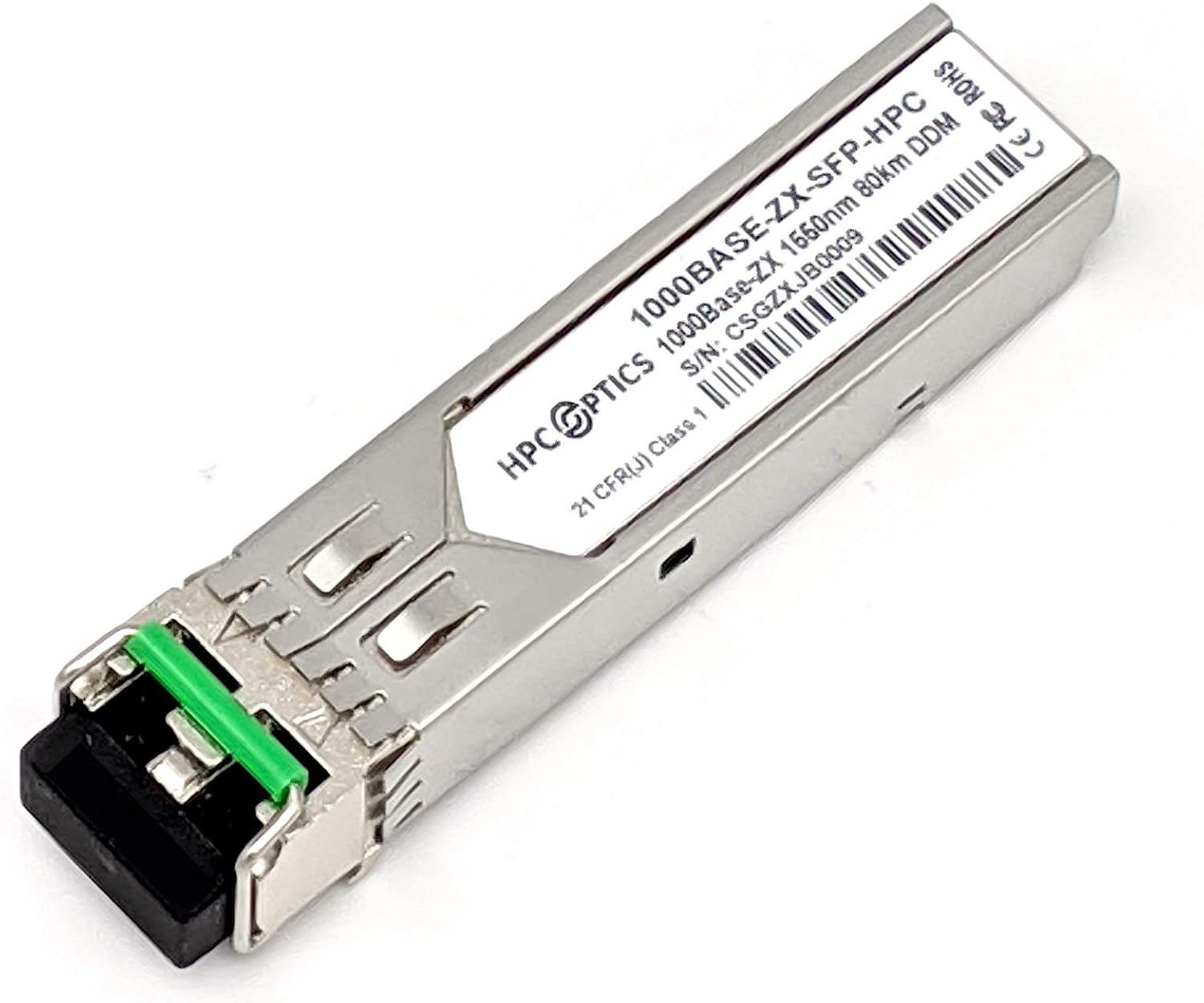 Juniper Compatible SRX-SFP-1GE-LH 1000BASE-ZX SFP Transceiver Pack of 2