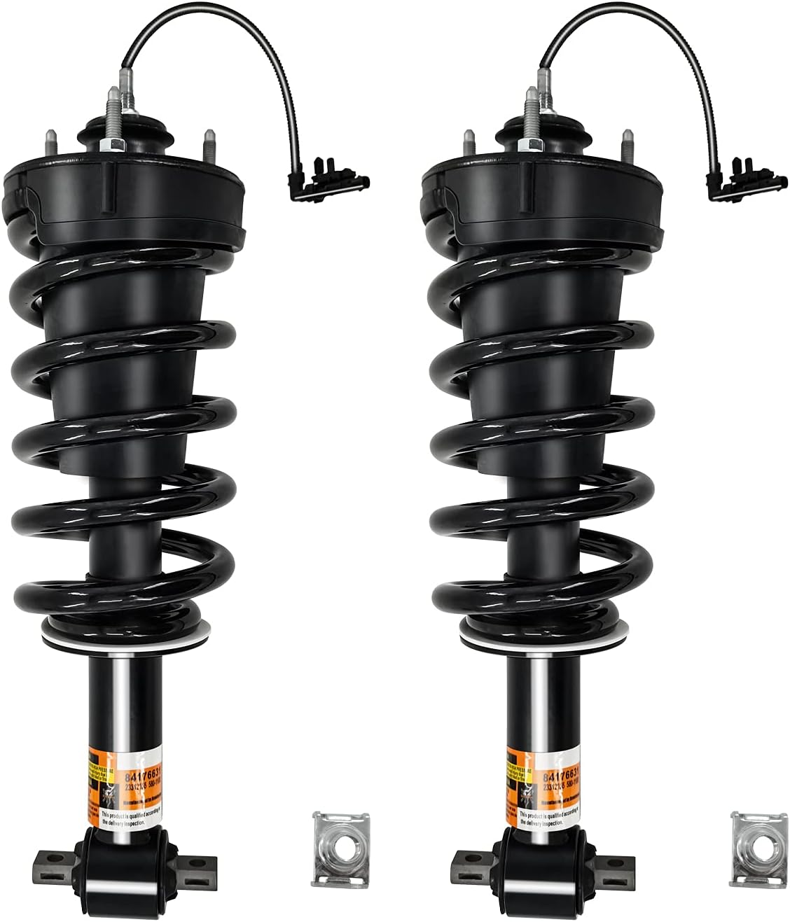 84176631 580-1108 1 Pair Front Shock Assembly w/Magnetic Control for 2015-2020 Cadillac Escalade Tahoe Suburban GMC Sierra 1500 Yukon XL 580-1032
