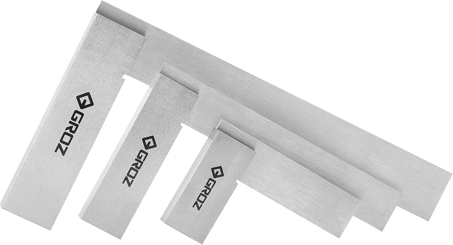 Groz 01113 Machinist Square Set, 3 Piece