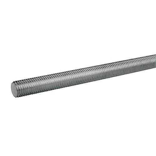 Made in USA 1/2-13 x 2' Stainless Steel General Purpose Threaded Rod - Right Hand Thread, Uncoated, UNC | 12-Pack | Part #698416