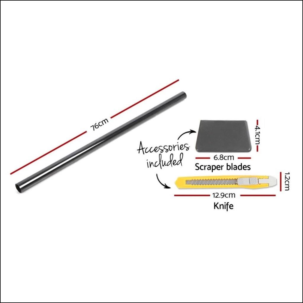 Giantz Window Tint Film Black Commercial Car Auto House Glass 76cm x 7m VLT 15%