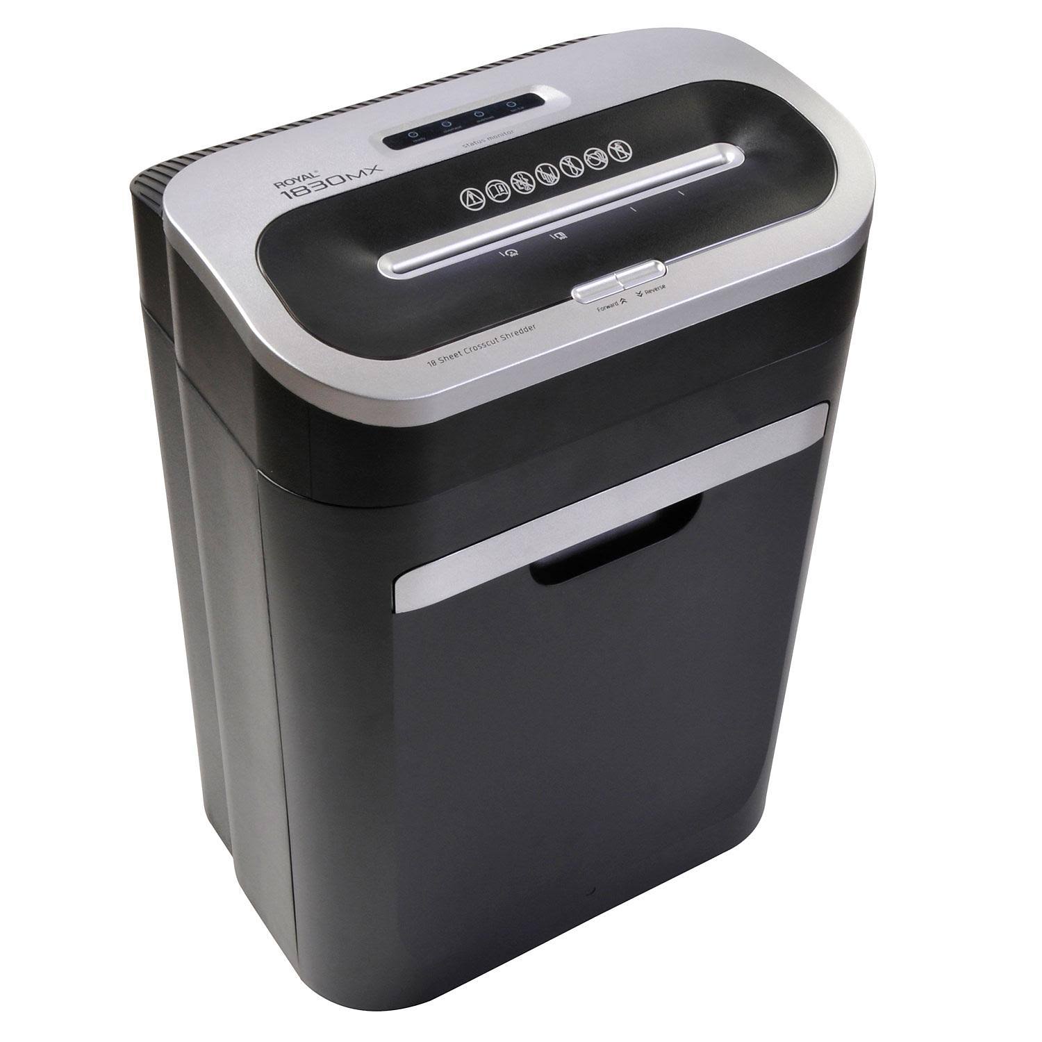Royal 1830MX Cross-Cut Paper Shredder, 18 Sheet Capacity