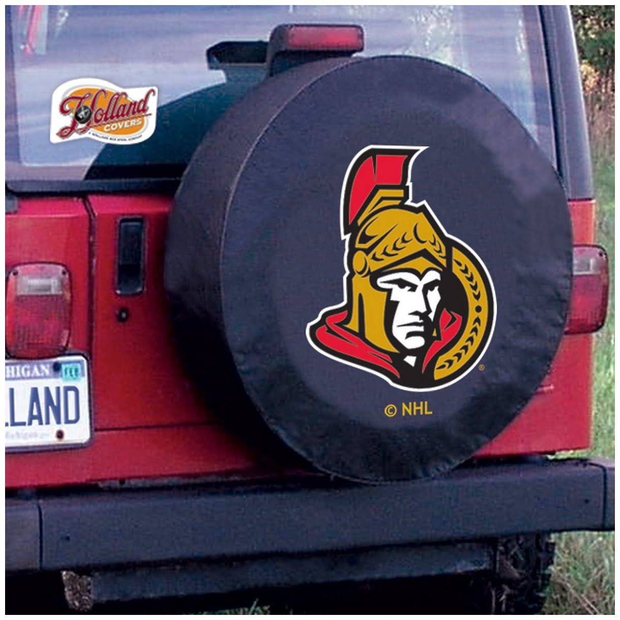 Holland NHL Ottawa Senators Tire Cover Black