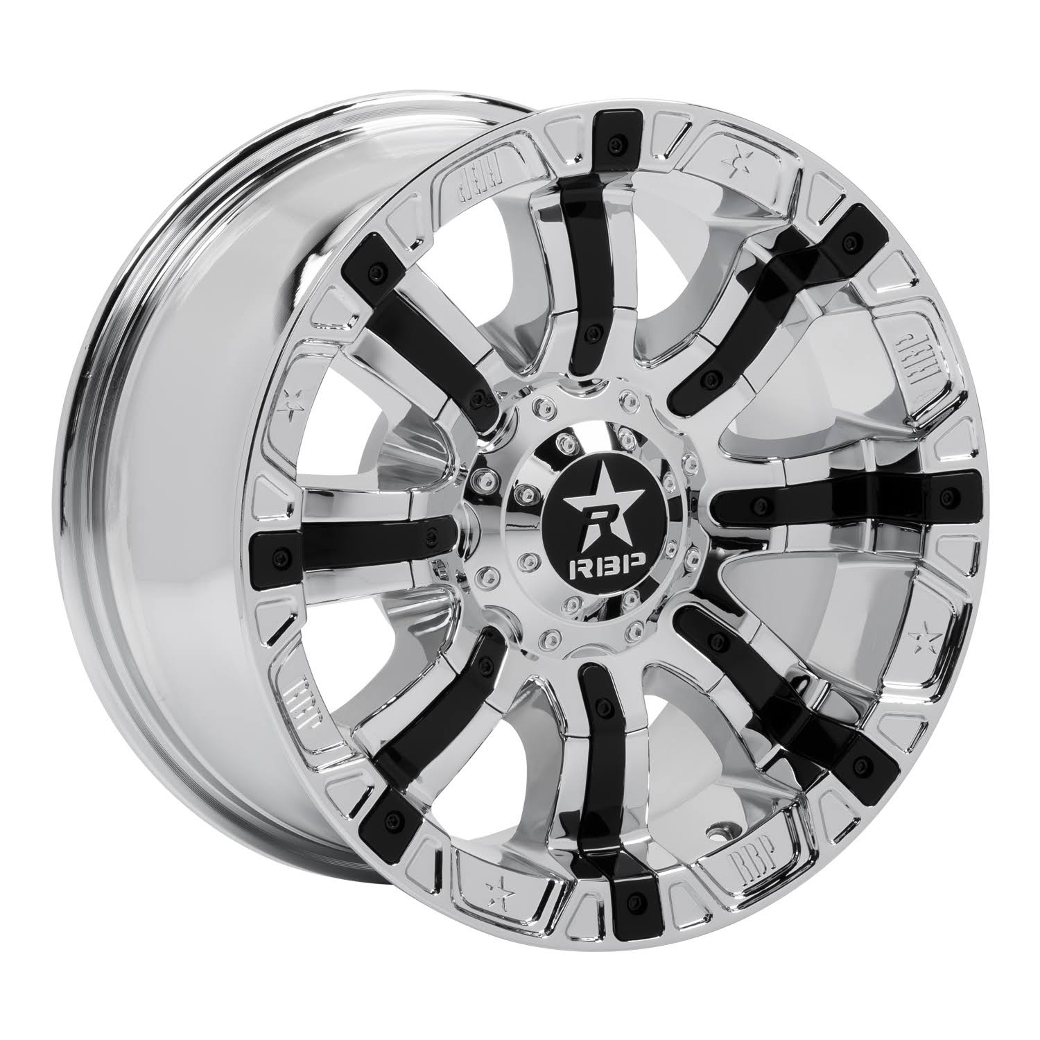 2008 Ford F250 RBP Chrome u0026 Black 94R Wheel