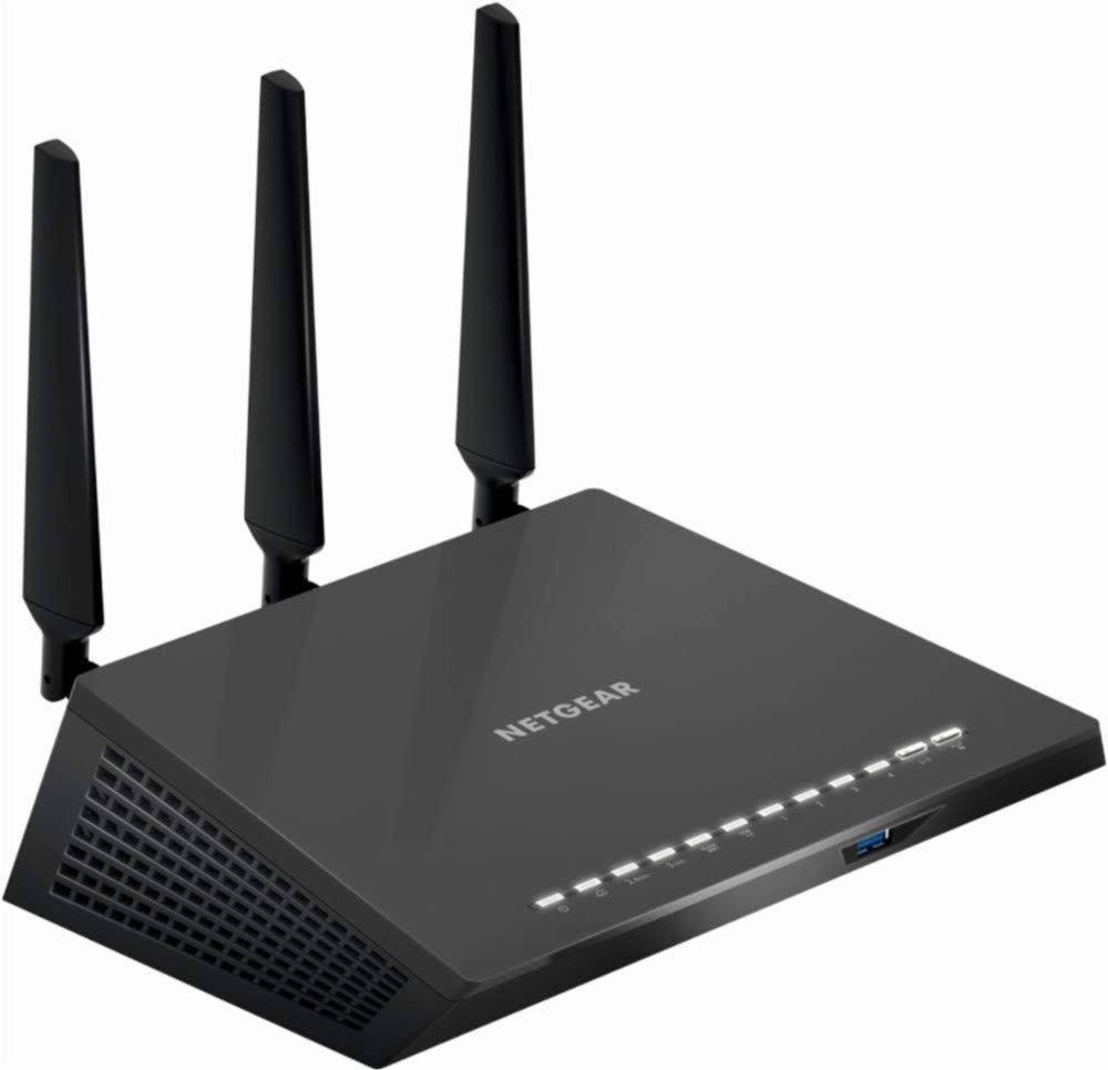 Netgear Nighthawk R7200 Wireless Router - 2.1 Gbps - 2.4 GHz / 5 GHz - Gigabit Ethernet - 802.11b/a/g/n/ac ac2100
