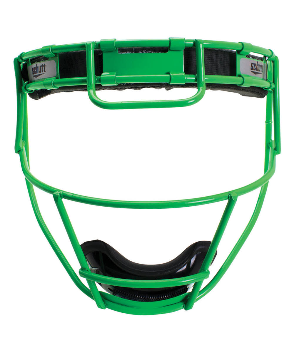 Schutt Varsity Fielder&s Softball Guard Face Mask, Green