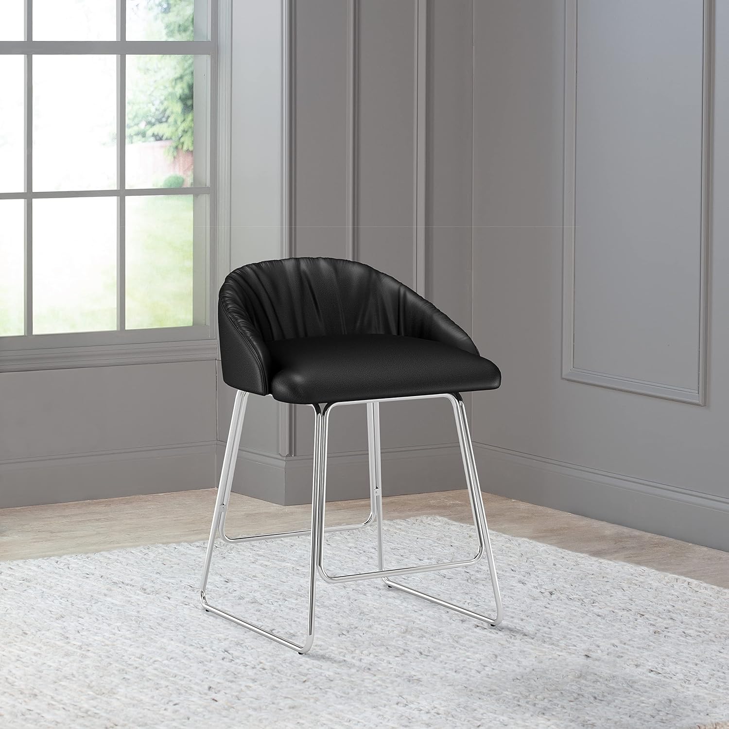 Hillsdale Boyle Stool, Counter, Black