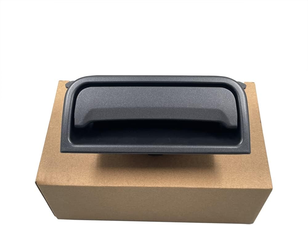 HUYILUN0104 All Black Center Console Box Latch Open Handle Compatible with Chevy Silverado Sierra 2014-2019