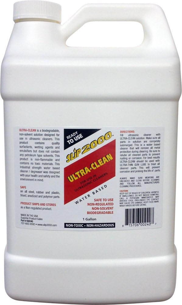 Slip2000 60240 Ultra-Clean (Ultrasonic Cleaner) Container, 1-Gallon Pack of 2