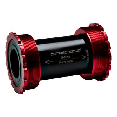CeramicSpeed T47 Bottom Bracket for SRAM GXP Road Red