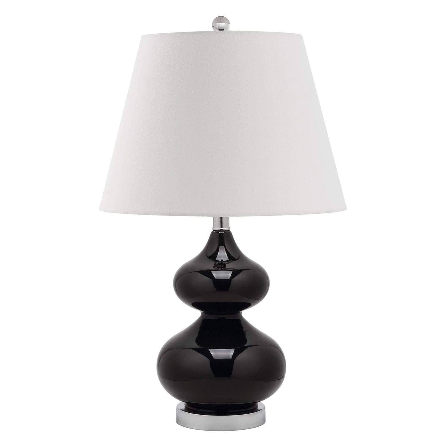 Dainolite 1 Light Incandescent Table Lamp - Black 180T-BK