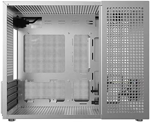 KABIOU Micro ATX/ITX Aluminum Computer Case ZZAW C4, Support Backline ATX Power Supply Matx Motherboard 240 Water Cooling Long Graphics Card with Type-C for Home Use and Gaming