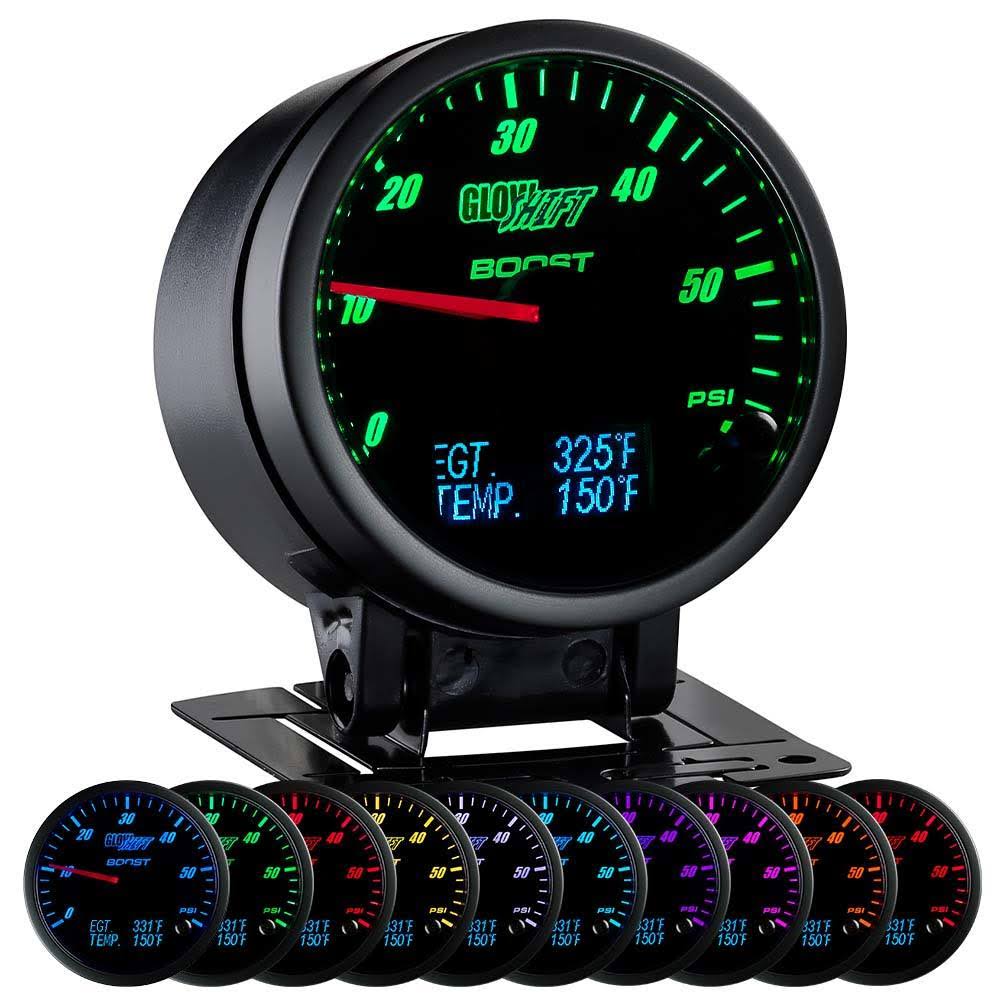 GlowShift 3in1 Black Face Boost Digital Pyrometer and Temperature Gauge