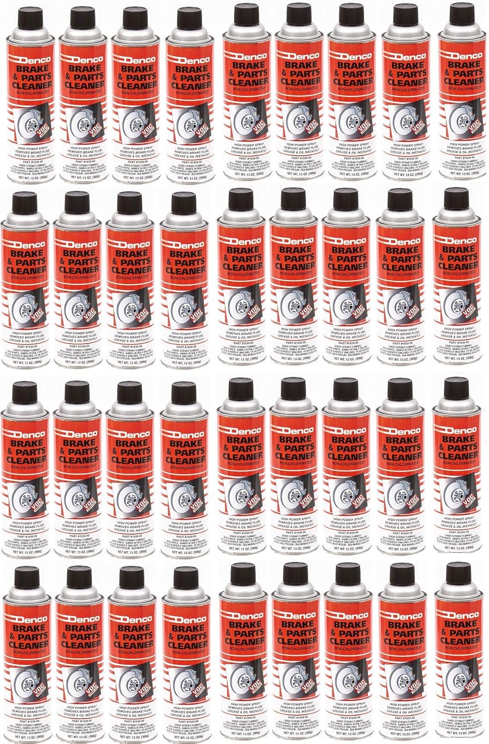 #1930-50-36 Denco Brake Cleaner 50 State - Low VOC - Non Chlor - 15.3 FL OZ - 13 Oz Cans - 36 Pack