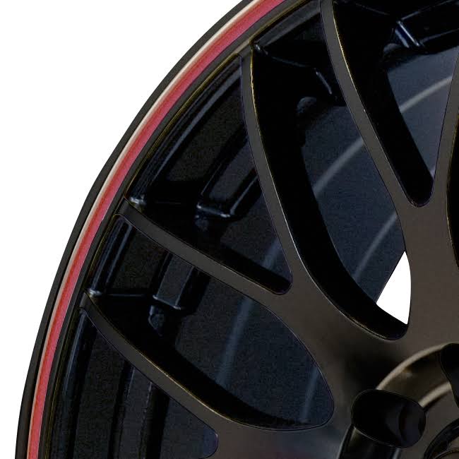 Maxxim - Maze Black with Red Stripe