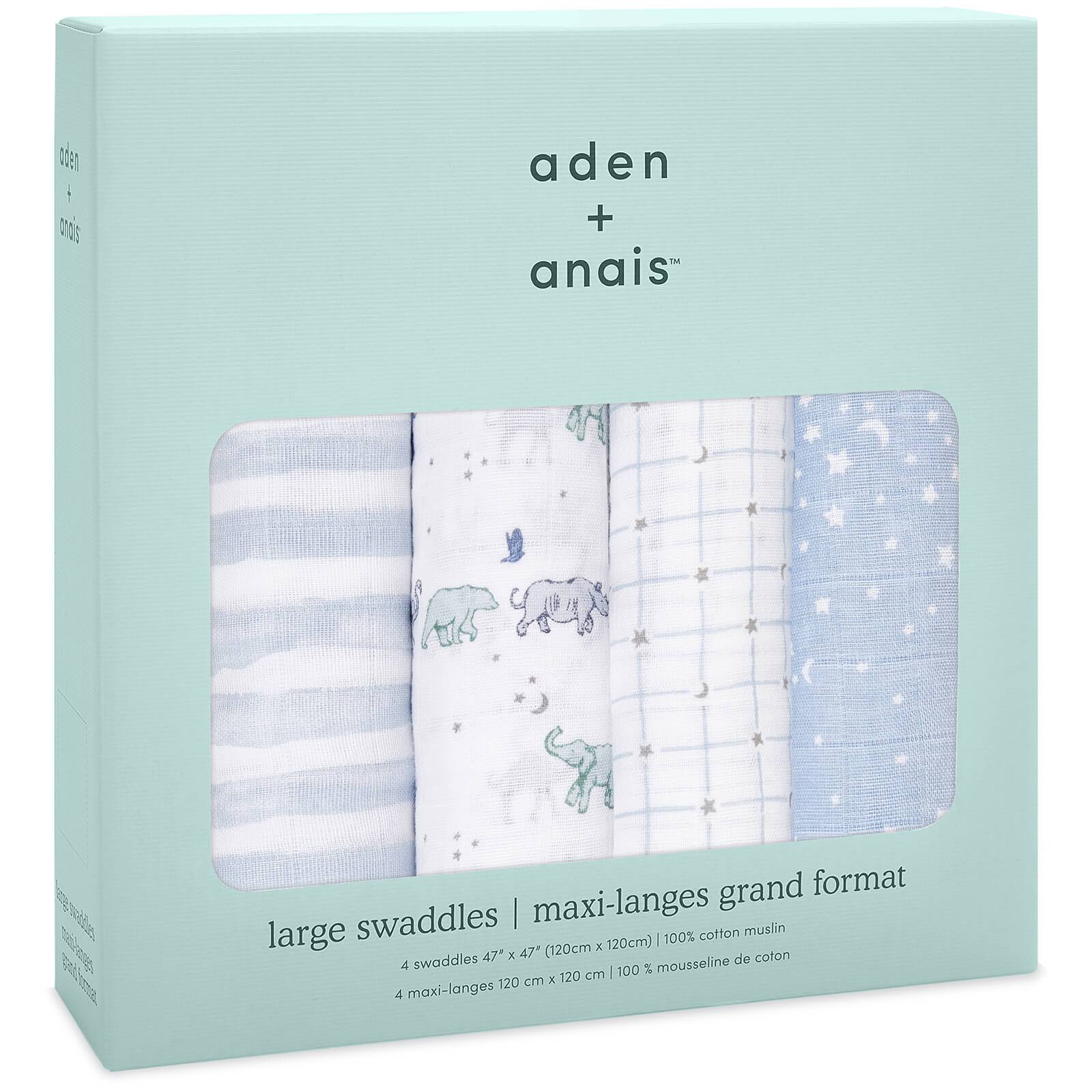 Aden + Anais Swaddles - Rising Star (4 Pack)