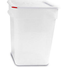 Araven 91866 Square Container, Lid and Box, BPA Free, 23.2 Quart, Transparent (Pack of 6)