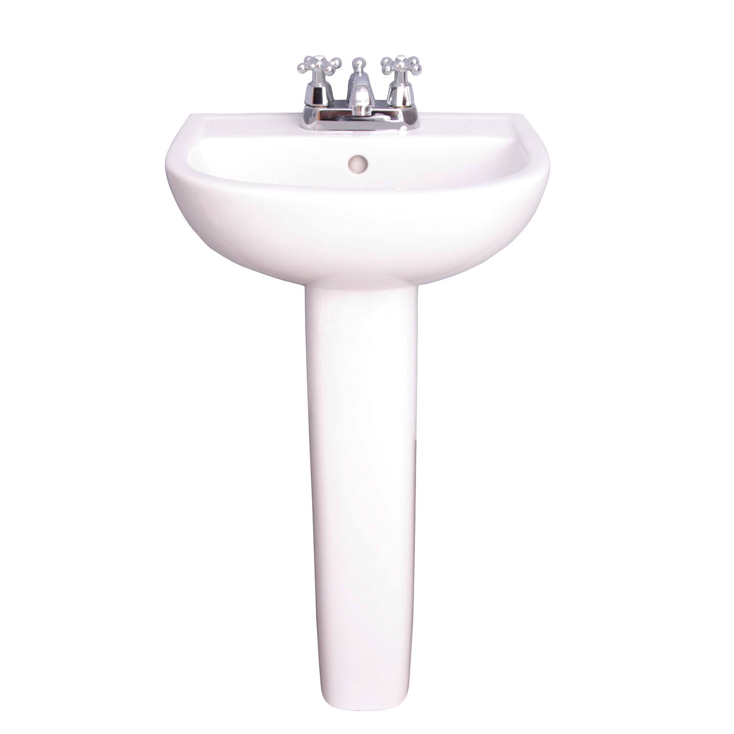 Barclay 3-534WH Compact 450 Pedestal Lavatory