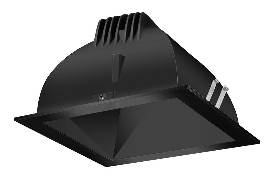 RAB Ndled6Sd-Wn-B-B LED Trim Mod6 Sq WALLWASH 40K 80CRI Black Cone Black Ring
