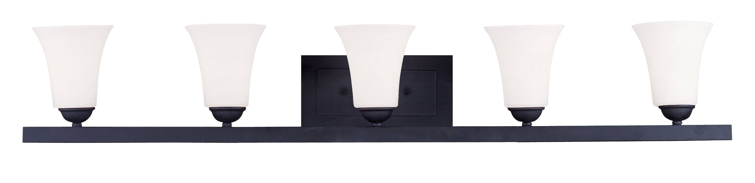 Livex Lighting 6485-04 Ridgedale 5-Light Bath Vanity, Black
