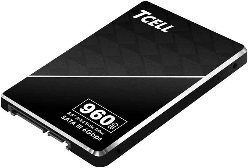 Tcell TT550 960GB 3D Nand Sata III 2.5'' Internal SSD- Reads/Writes up to 550/480 MB/s Pack of 2