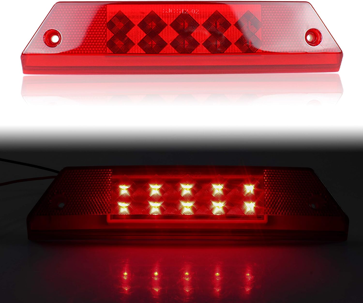 1PCS LED Taillight for Ranger, SAUTVS Red Brake Stop Tail Light Rear Lamp for Polaris Ranger 800 700 900 2012-2016 Accessories (Fit Driver & Passenger Side, 2411099)