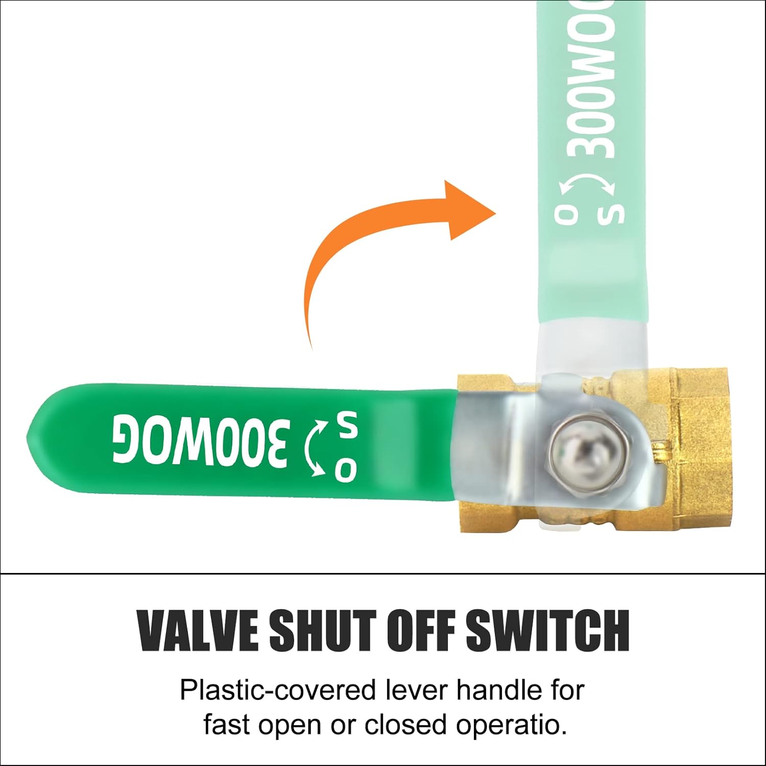 GASHER 1PCS Heavy Duty Brass Ball Valve Kit, 1/2 Inch Female x Female Thread Pipe Fitting with Nipple Pack of 2