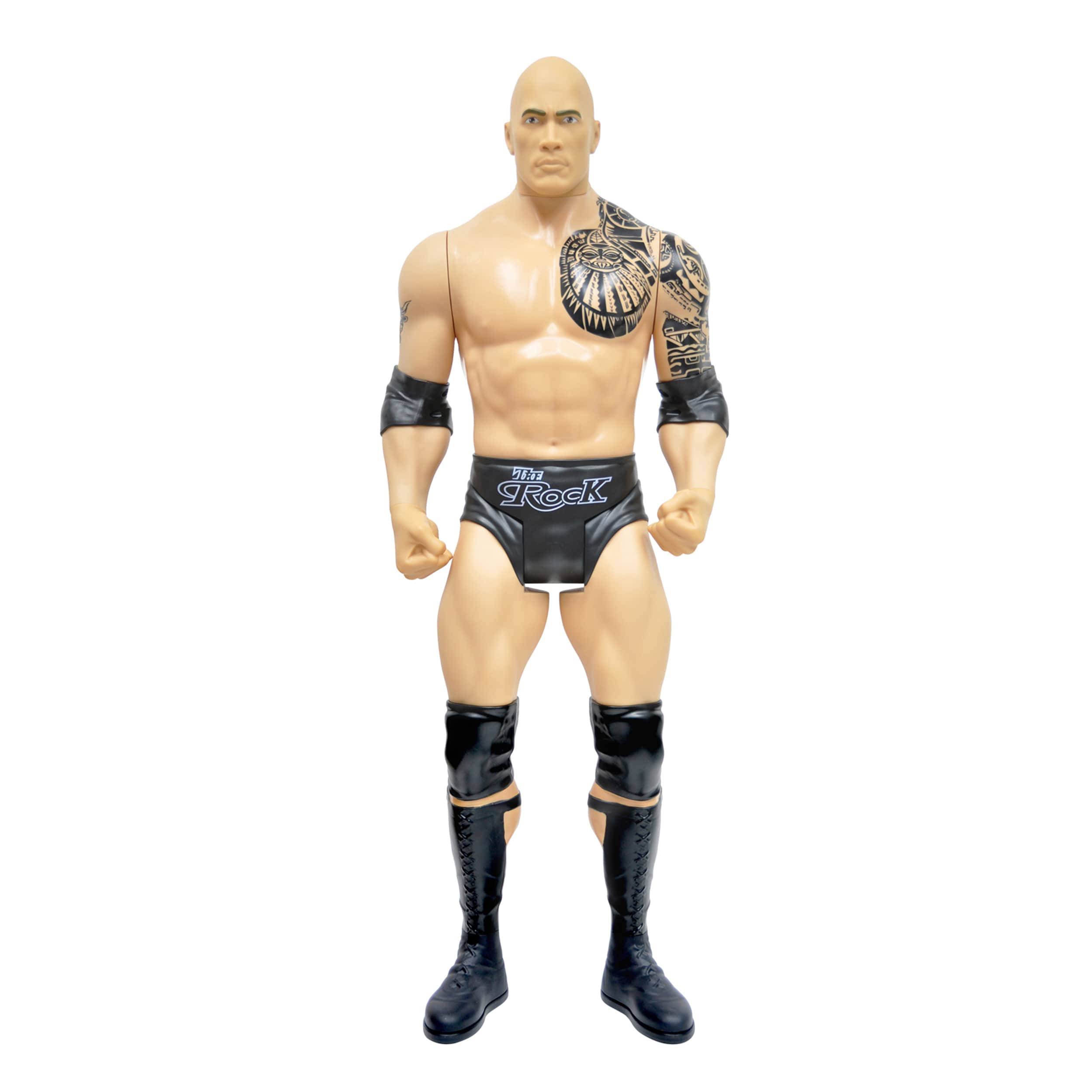 Wicked Cool Toys WWE Authentic 31-Inch The Rock Action Figure