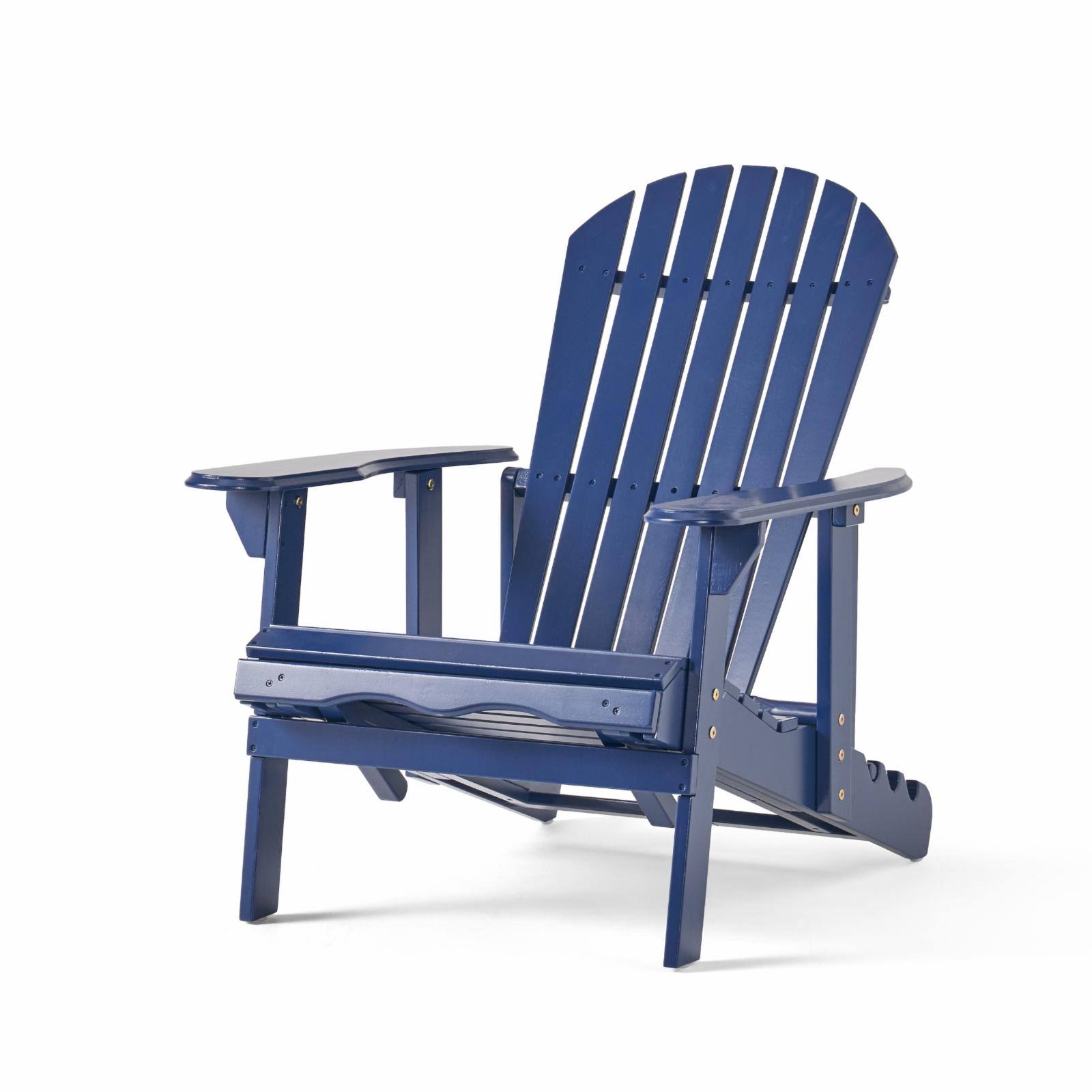 HN Outdoor Trinity Reclining Outdoor Adirondack Chair with Footrest