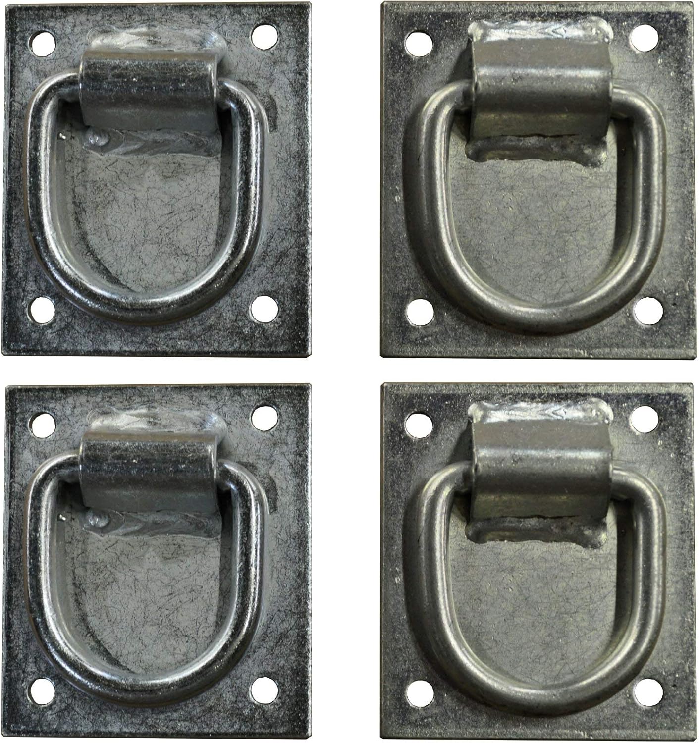 Country Manufacturing D Ring Cargo Hold Down Plates, Set of 4