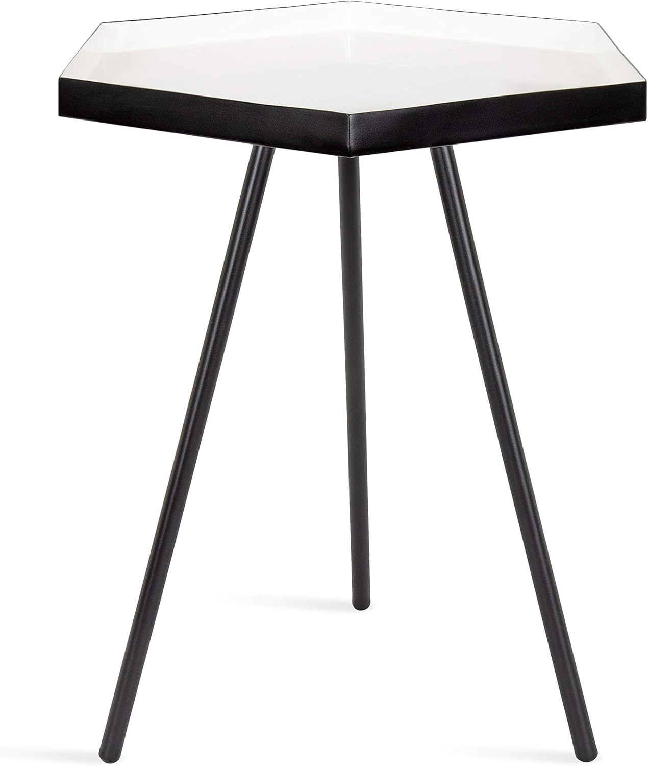 Kate and Laurel Kashvi Modern Hexagon Side Table, 14