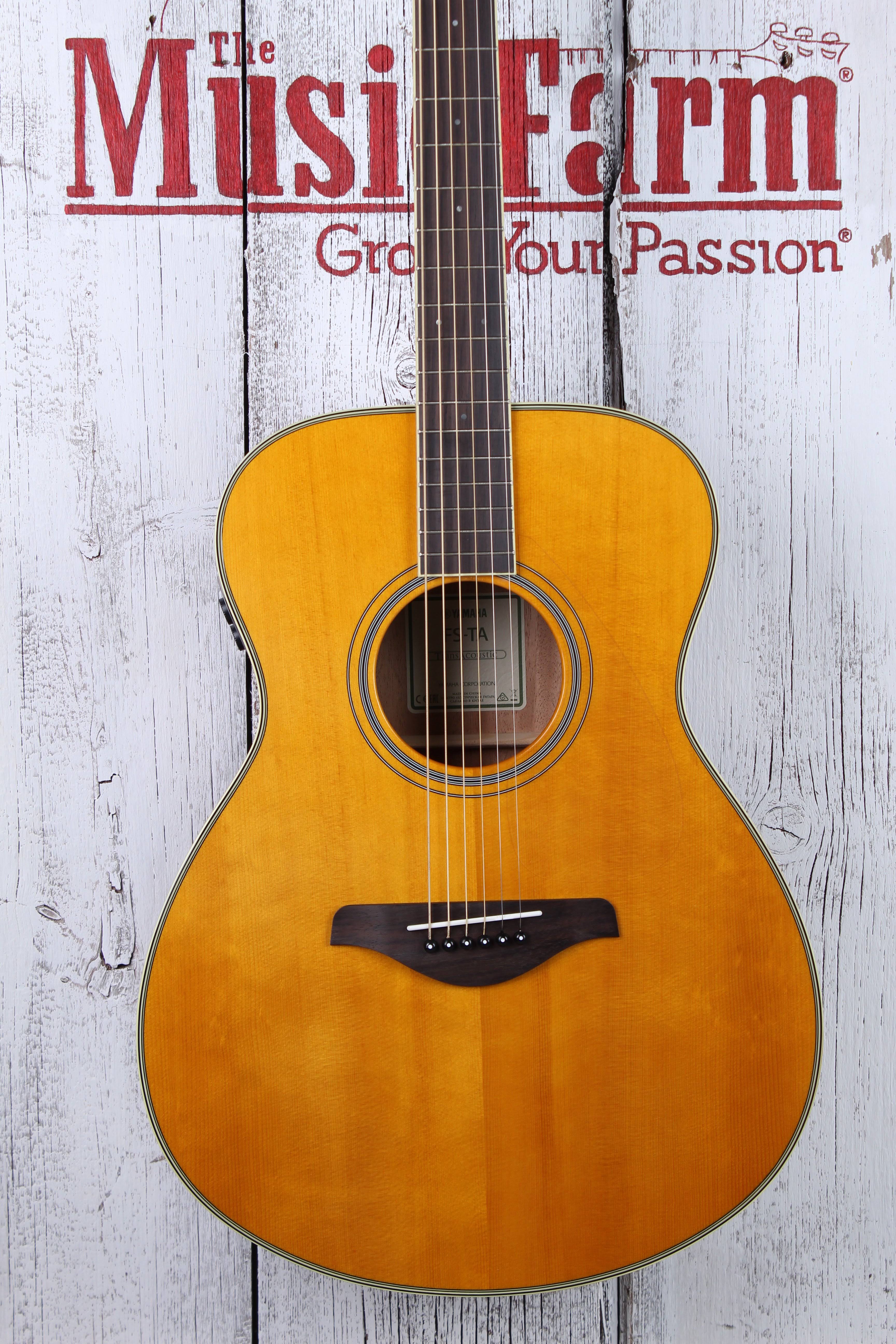 Yamaha FS-TA TransAcoustic Vintage Tint Acoustic Guitar