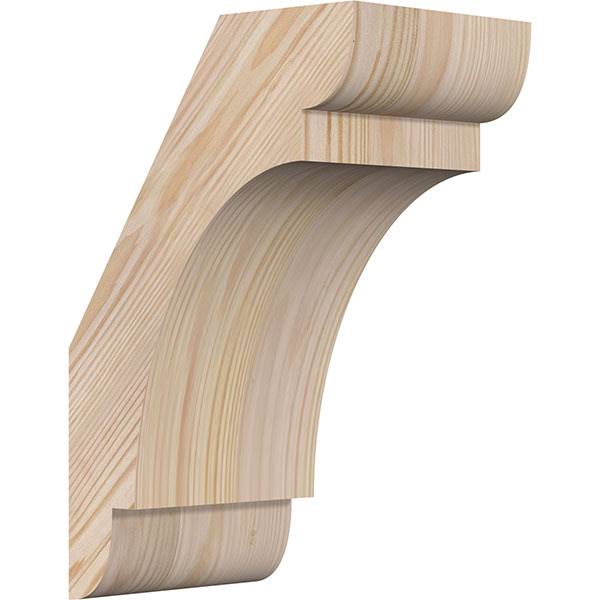 Ekena Millwork 5 1/2x22W x 8x22D x 12x22H Olympic Smooth Brace, Douglas Fir