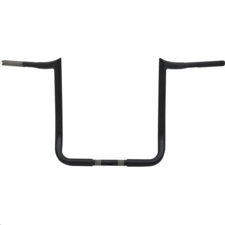 La Choppers La-7352-16m 1-1/4in. Prime Ape Handlebars - 17in. Rise - Flat Black