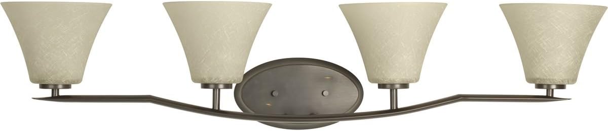 Progress Lighting P2007-09 Transitional Two Bath from Heart Collection in Chrome Finish Lighting Accessory, Brushed Nickel
