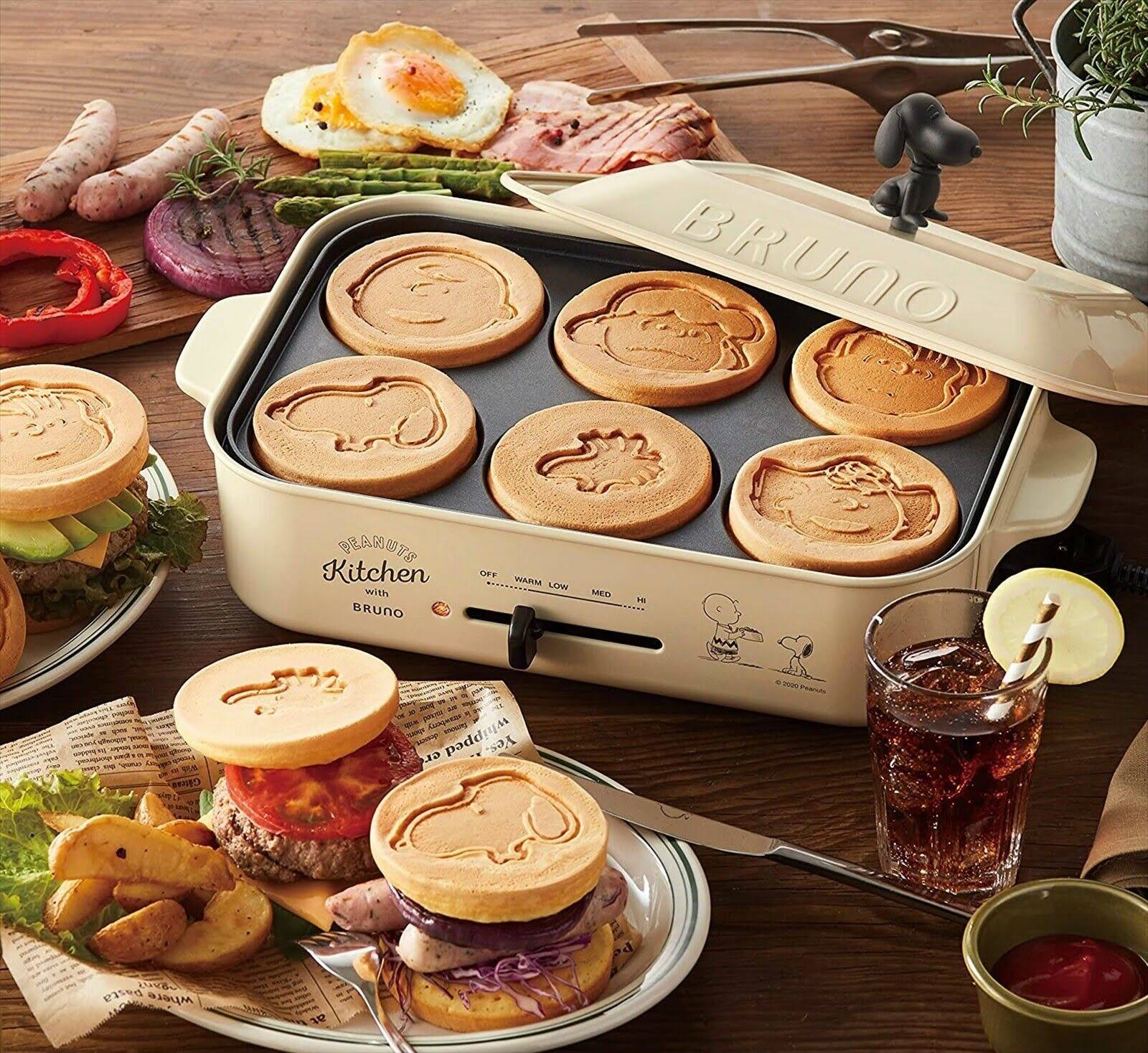 Bruno x Peanuts Snoopy Compact Hot Plate
