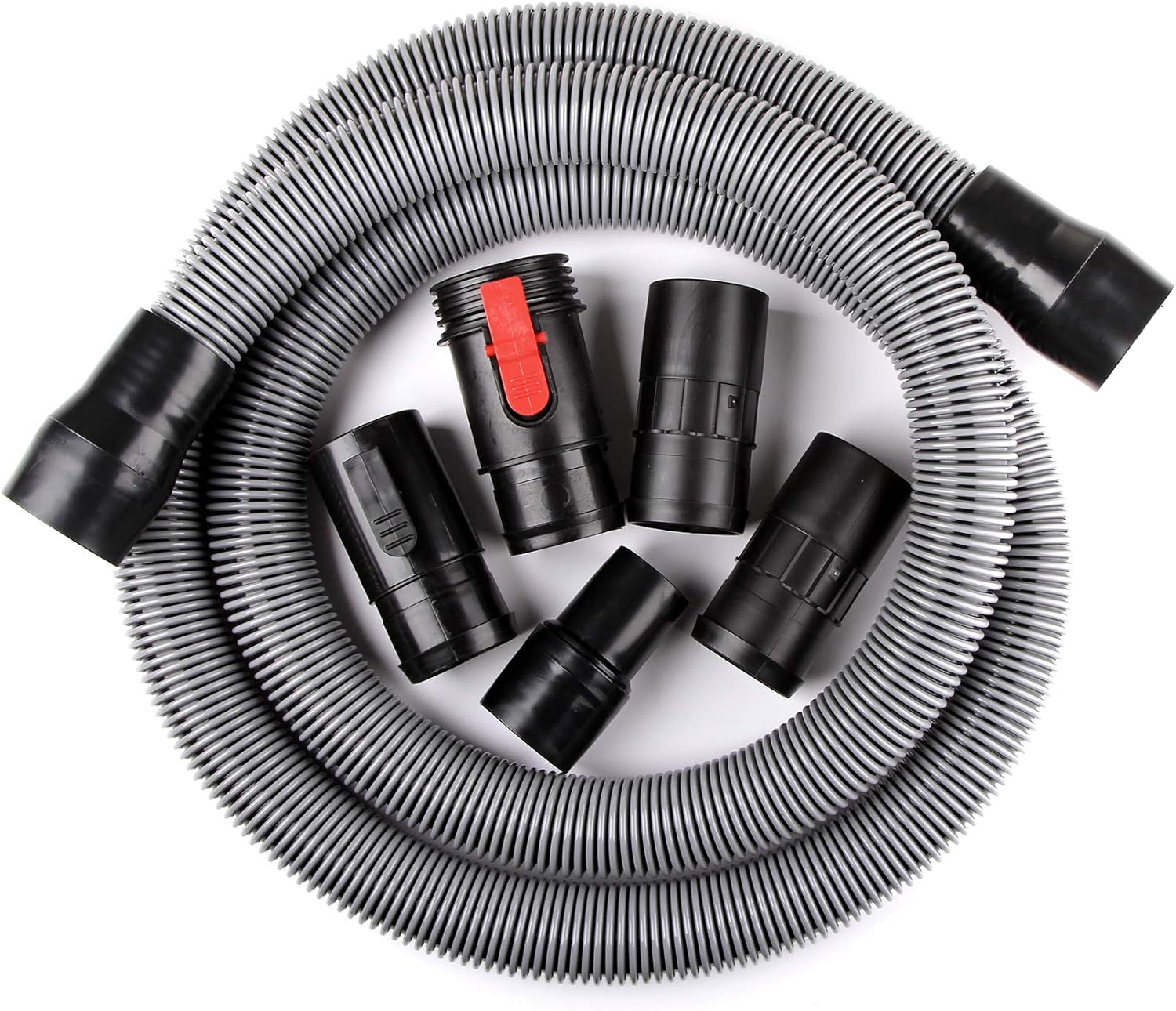 WORKSHOP Wet/Dry Vacs Vacuum Accessories WS17823A Wet/Dry Vacuum Hose, 1-7/8-Inch x 10-Feet Heavy Duty Contractor Wet/Dry Vac Hose for Wet/Dry Shop Vacuums