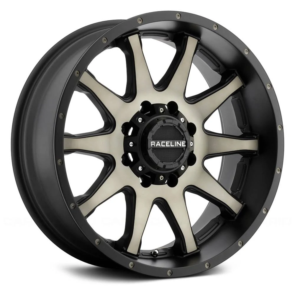 Raceline 930DM Shift 16x8 8x170 +0mm Black/Machined Wheel Rim